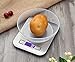FIXBODY Digital Kitchen Scale Multifunction Food Scale, 11 lb / 5 kg,Stainless Steel,Silver (Batteries Included)