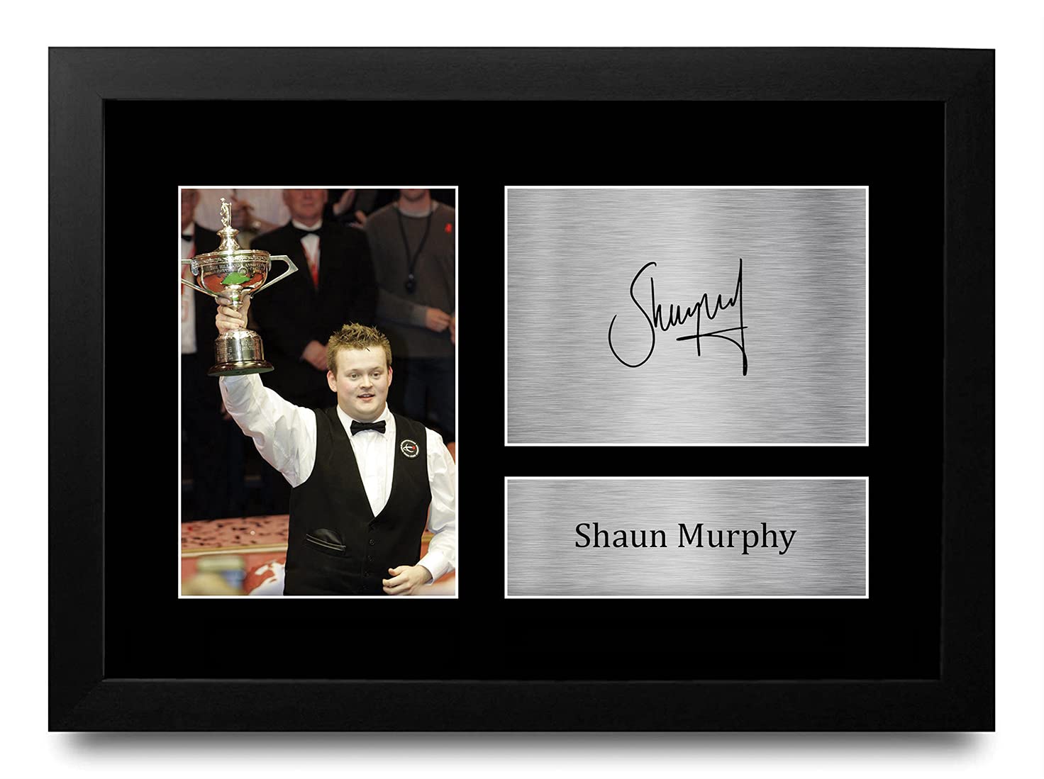 HWC Trading FR A4 Shaun Murphy Snooker Gifts Printed Signed Autograph Picture for WST Memorabilia Fans - A4 Framed