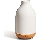 InnoGear Essential Oil Diffuser, 150ml Ceramic Stone Diffuser Handcrafted Aromatherapy Diffusers Ultrasonic Cool Mist Humidifier Vaporizor with 2 Mist Modes Waterless Auto Off for Room Office, White