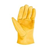 Wells Lamont Premium Leather Work Gloves 3 Pair Pack - Large