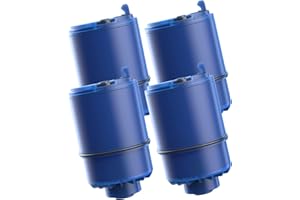 4 Pack Faucet Filter Replacement for All PUR®Plus, PUR® Water Filter Replacement, Pur® Filter Replacement RF-9999®, NSF 42 Certified, 1200-Gallon Long Lifespan, AQUA CREST