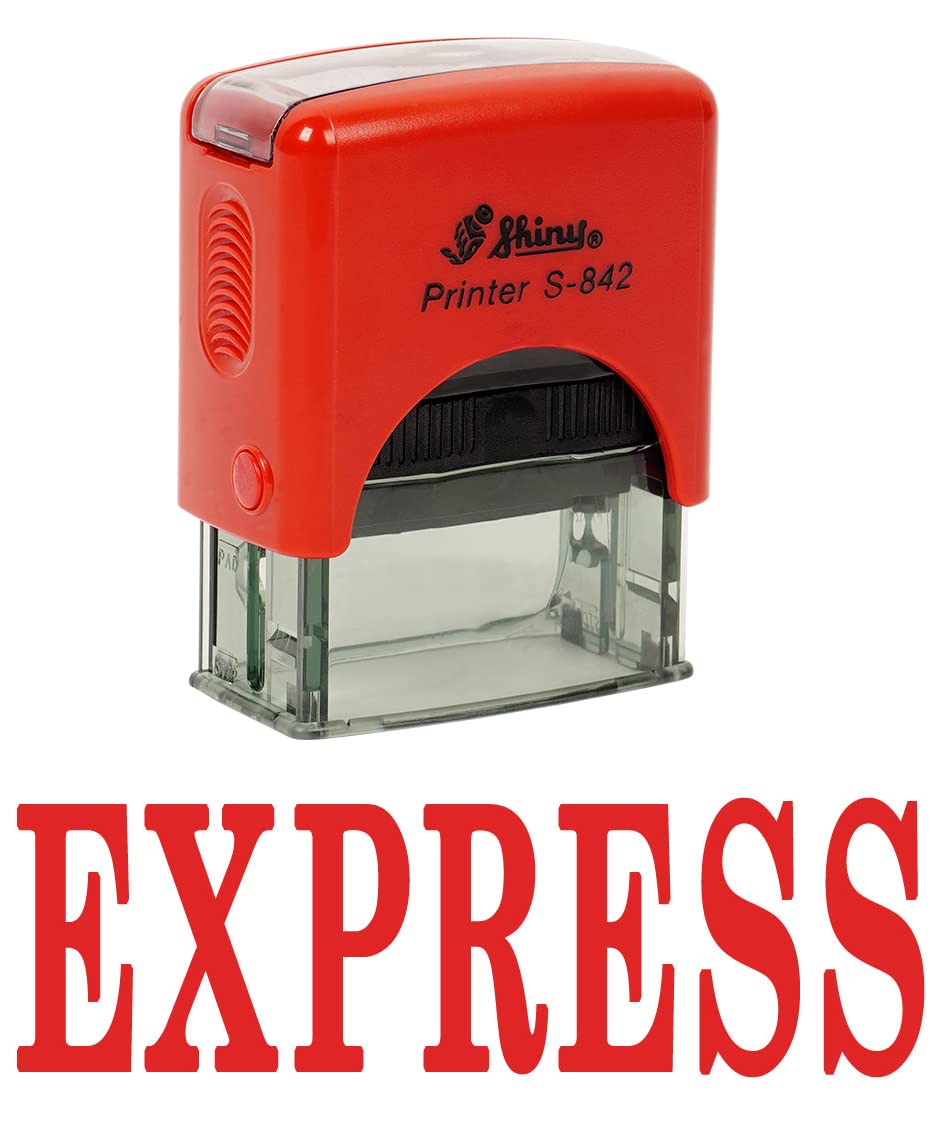 Express Self Inking Rubber Stamp Custom Shiny Office Stationary Stamp