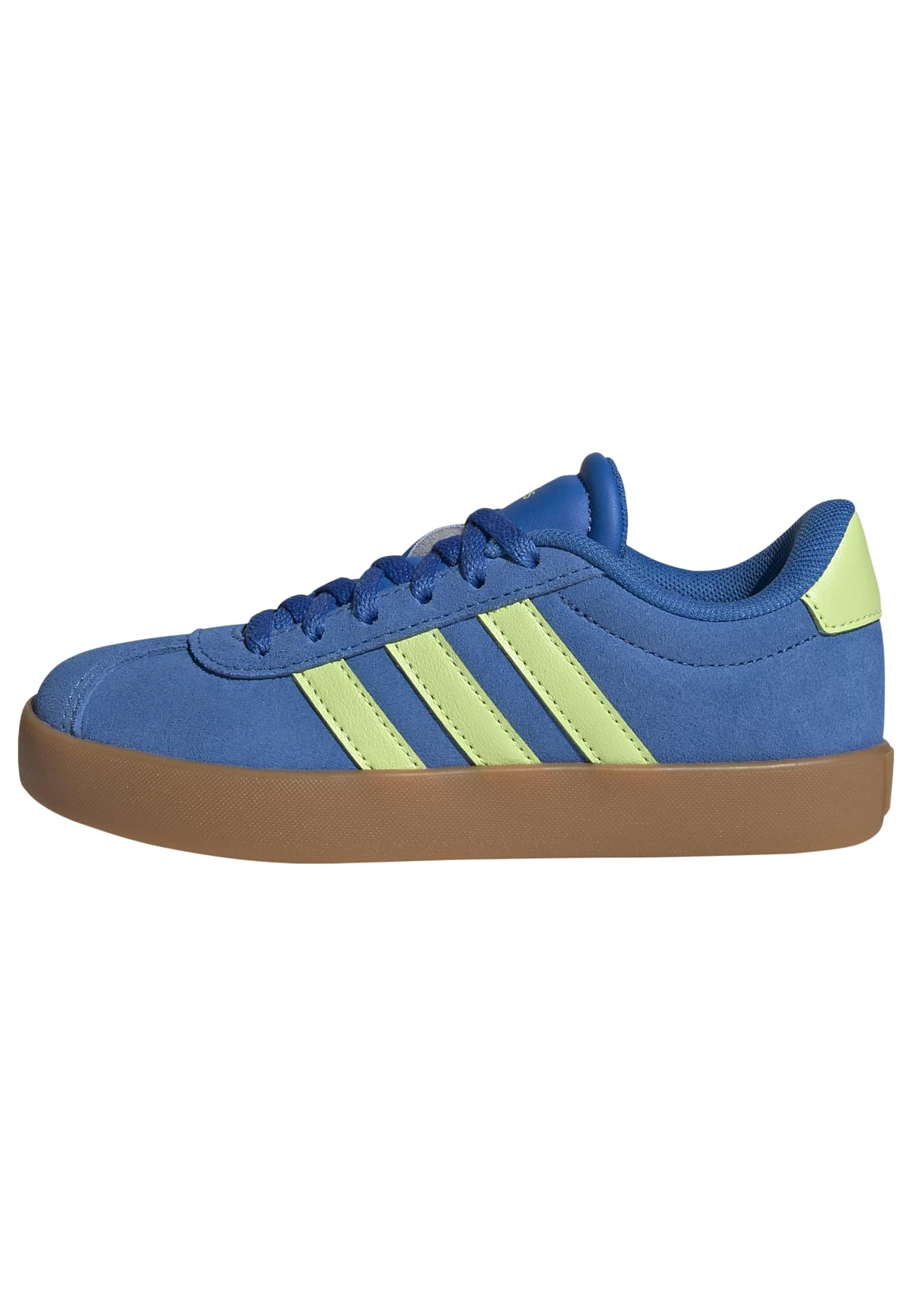 Adidas Unisex-Kids VL Court 3.0, Bright Royal/Pulse Lime/Gum, 4.5 Image