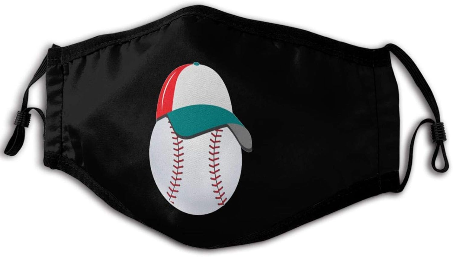 Unisex Face Mask Baseball with Hat Baseball Fan Outdoor