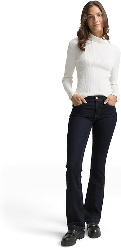 Jeans da Donna, 10115 - Clean Rinsed Blue Denim, 27W x 32L