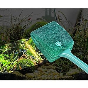GU Gurxi Pennello per Spugna per Acquario Pennello a Doppia Faccia Spugna Spazzola per la Pulizia Dell'Acquario Pennello…