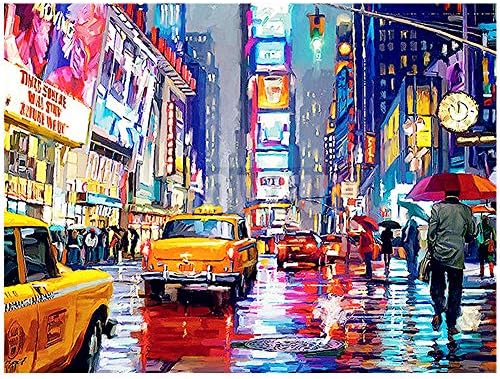 HuaCan Diamond Portray Paint by Quantity Kits Sq. Full Drill Crystal Footage Embroidery Rhinestone DIY 5D Cross Sew Mosaic Artwork Crafts Stitching Residence Wall Decor for Children 30x40cm/11.8×15.7in