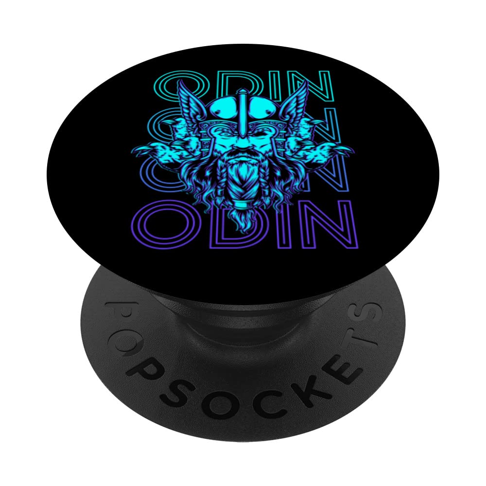 Odin Viking Celtic Norse Mythology War God Retro PopSockets Swappable PopGrip