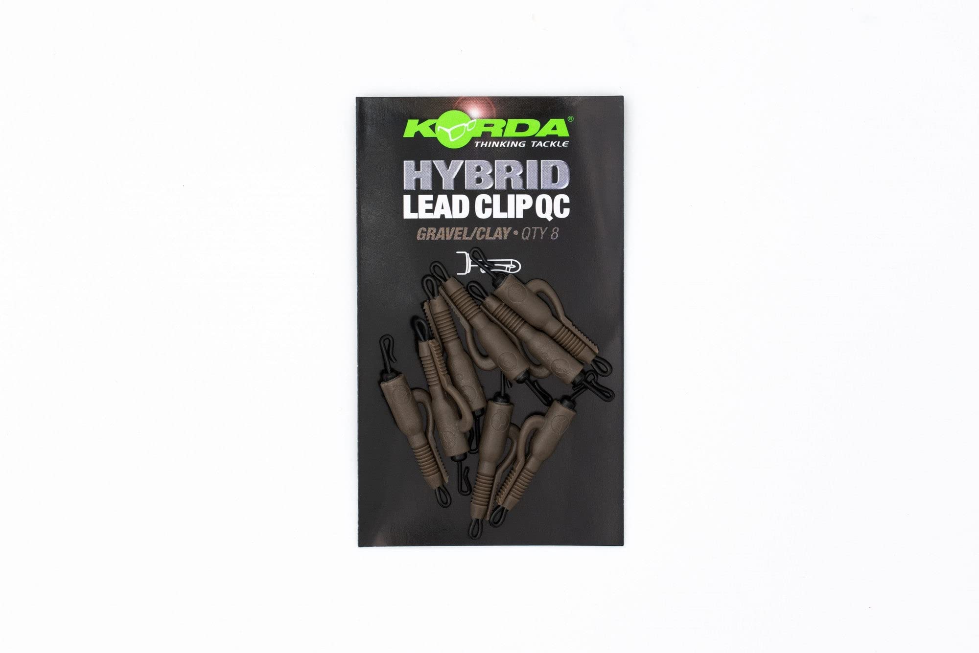 Korda Hybrid Lead Clip QC For Fishing: Gravel / Clay