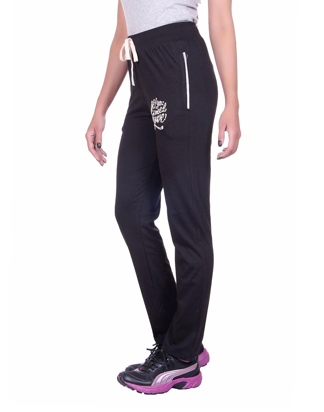 dfh women's cotton track pant