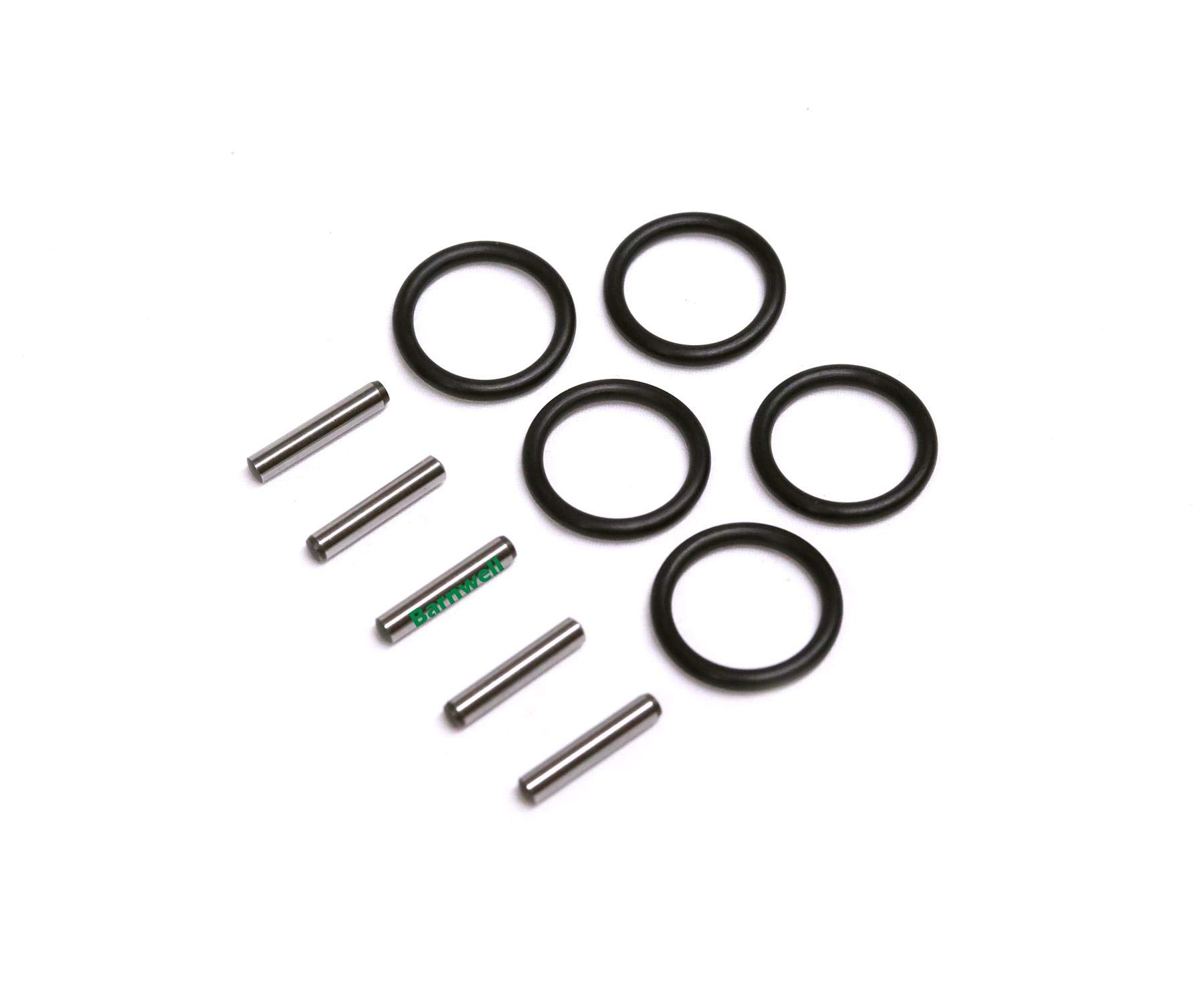 Barnwell 5 x Replacement Pin and O-Ring for 1/2" Impact Socket Scaffolders