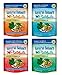 Dick Van Patten's Natural Balance Platefuls Grain Free Ultra Premium Indoor Formula Cat Food 4 Flavor 8 Pouch Variety Bundle