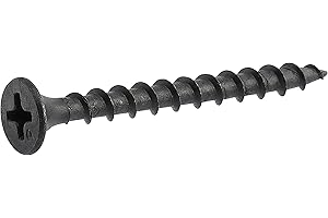 The Hillman Group 47129 8-Inch x 2-1/2-Inch Coarse Thread Phillips Drive Drywall Screw, Black