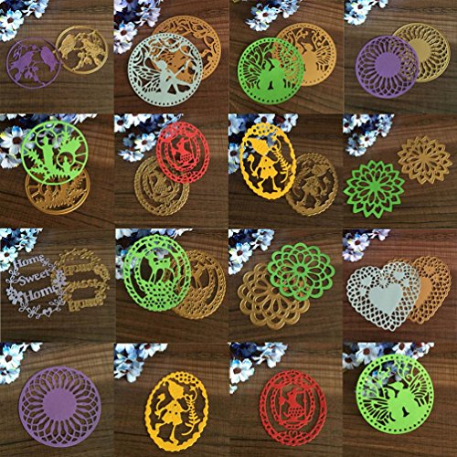 Fabal Metal Steel Cutting Dies Stencil DIY Scrapbooking Embossing Folder Decorative Cardmaking Paper Album Craft Supplies (K)