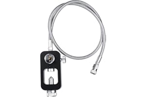 IORMAN DIN Valve Scuba Adapter 4500psi High Pressure PCP Paintball HPA Tank Fill Station