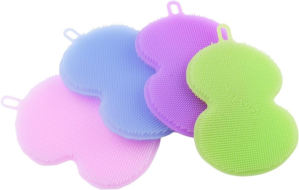Aihome Lavette Eponges Vaisselle En Silicone Antipoussieres Waterproof Multifonctionnelle Cuisine Produits Et Accessoires De Nettoyage Brosses Napravi Rs