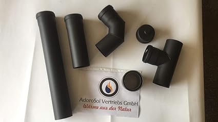 Tubo 80mm estufa de pellet | Estufas de gas, eléctricas, de exterior