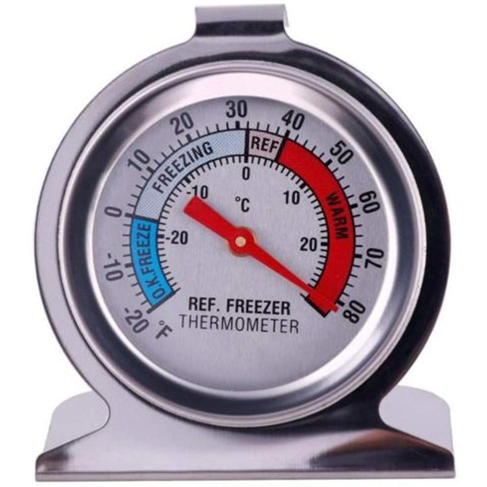 2 Pack JSDOIN Freezer Refrigerator Refrigerator Thermometers Large Dial
