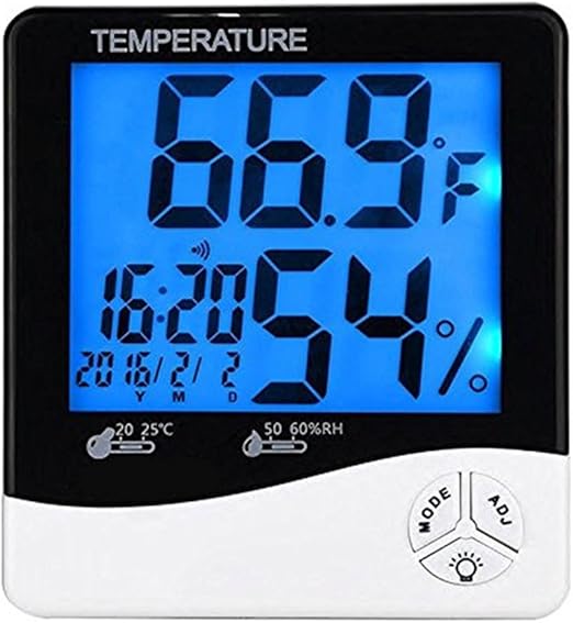 LCDTemperaturHygrometer, InnenLCDDigitalanzeigeHygrometer