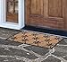 Milliard 'Fleur De Lis' Eco-Friendly Decorative Coco Coir Outdoor Entrance Doormat - 18in.x30in.