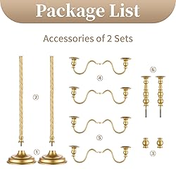 Sziqiqi 28In Floor Candelabra Tall Taper