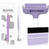 TECKWRAP Brayer Roller Set for Vinyl DIY Crafts - 4 PCS | Printmaking Brayer, Pin Pen, Tweezers & Felt Squeegee for Iron-On V