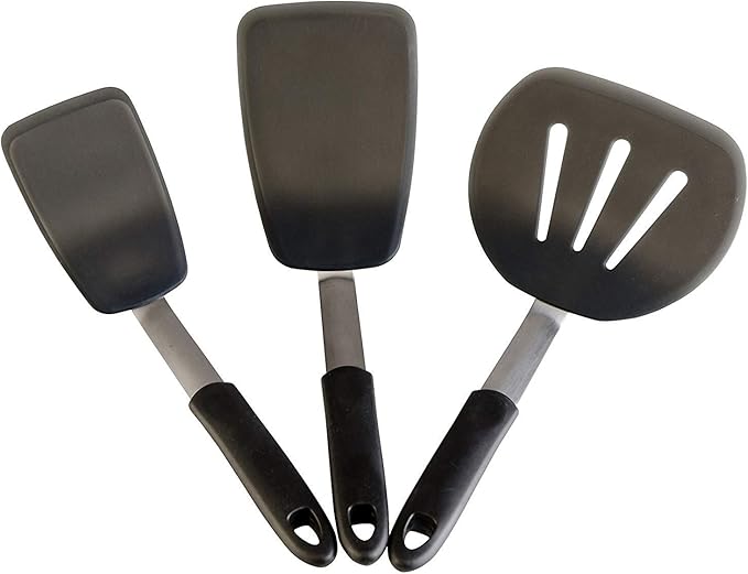 silicone spatula,3Piece Omelette Spatula,600°F spatulas
