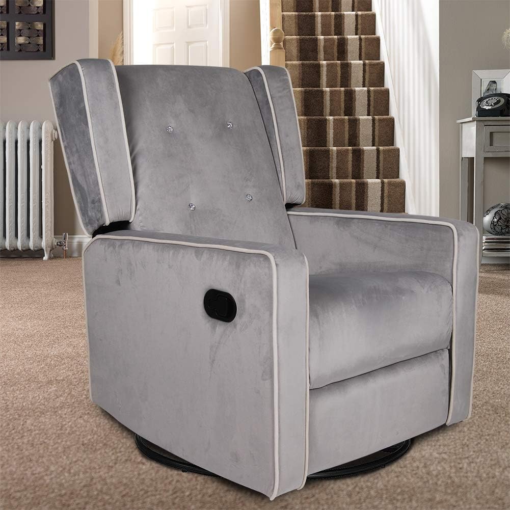 grey rocker recliner for nursery