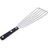 MIU France Large Stainless Steel Slotted Turner, 3-1/2 by 13-1/2-Inch