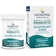 Nordic Naturals Nordic Flora Probiotic Maximum Care, 30 Capsules, 11 Probiotic Strains for Daily Immune and Digestive Health Support, Vegan, 30 Servings