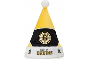 FOCO NHL Colorblock Santa Hat – Show Your Ice Hockey Spirit with Officially Licensed NHL Holiday Fan Apparel and Gift