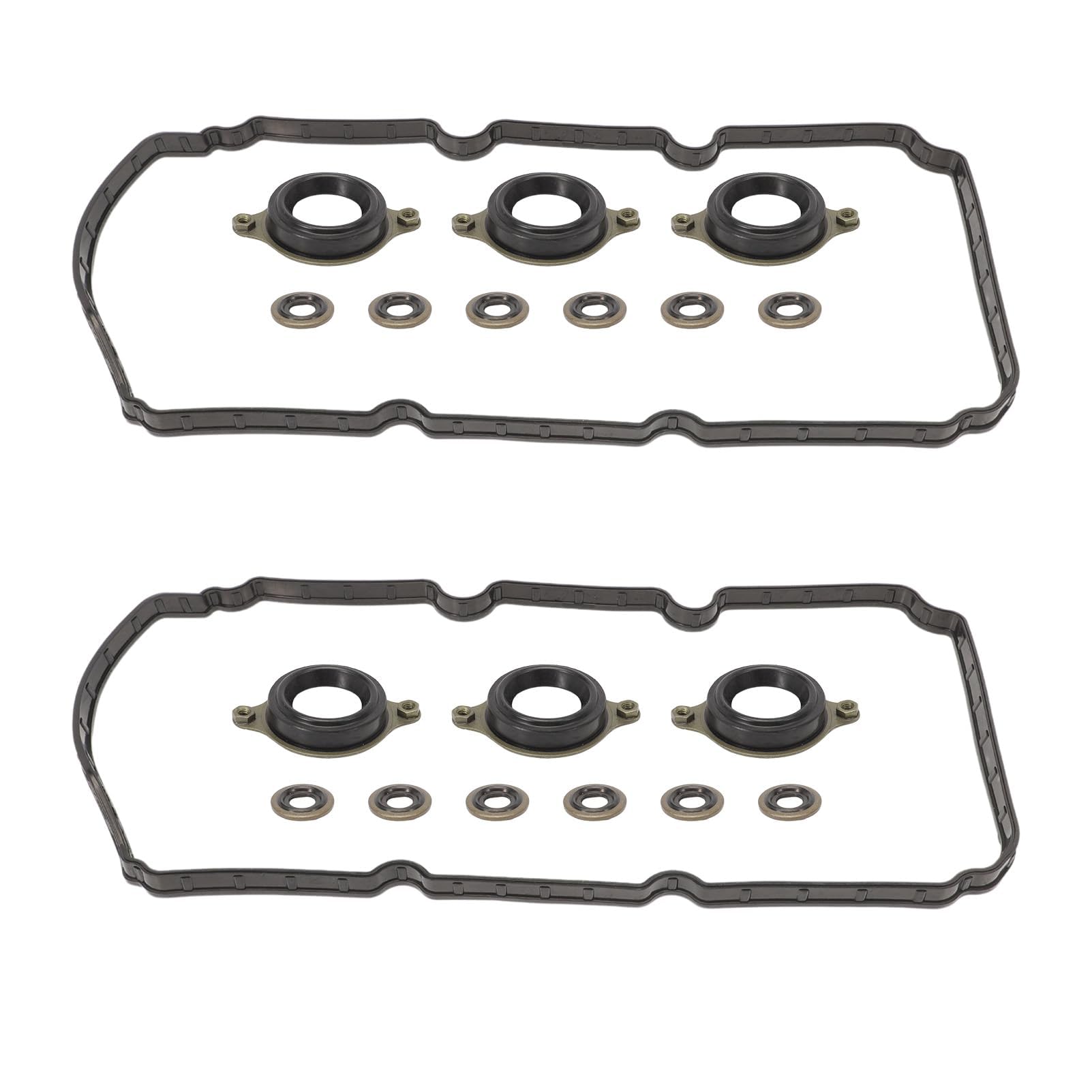 Photo 1 of 0362072 Engine Valve Cover Gasket Set with Spark Plug Seals for 2013-2021 Acura Mdx RDX RLX TLX Honda Accord Crosstour Odyssey Passport Pilot Ridgeline 3.0L 3.5L V6