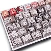 Keycaps PBT Dye Sublimation Upgrade 108 Keycap Set OEM Profile Japanese Anime Keycap Keyset with Puller for Cherry Mx…