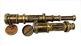 A S Handicrafts Antique Brass Telescope Vintage