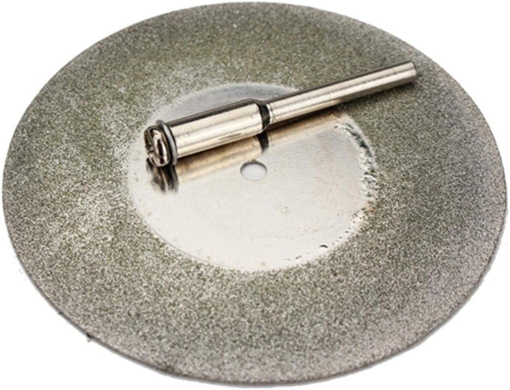 Yadianna Saw Blade， 10pcs 60mm Diamond Grinding Wheel Metal Cutting Disc Fit for Dremel Rotary Tool Cutting Tool