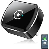 Wireless CarPlay Adapter & Android Auto, 2-in-1 CarPlay Adapter Convert Wired to Wireless, Mini Size with USB A & USB-C Extension Cable, Plug & Play, Stable Connection & No Delay