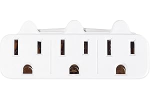 Go Green Power Inc. (GG-13000TW) 3 Outlet Wall Tap Adapter, White