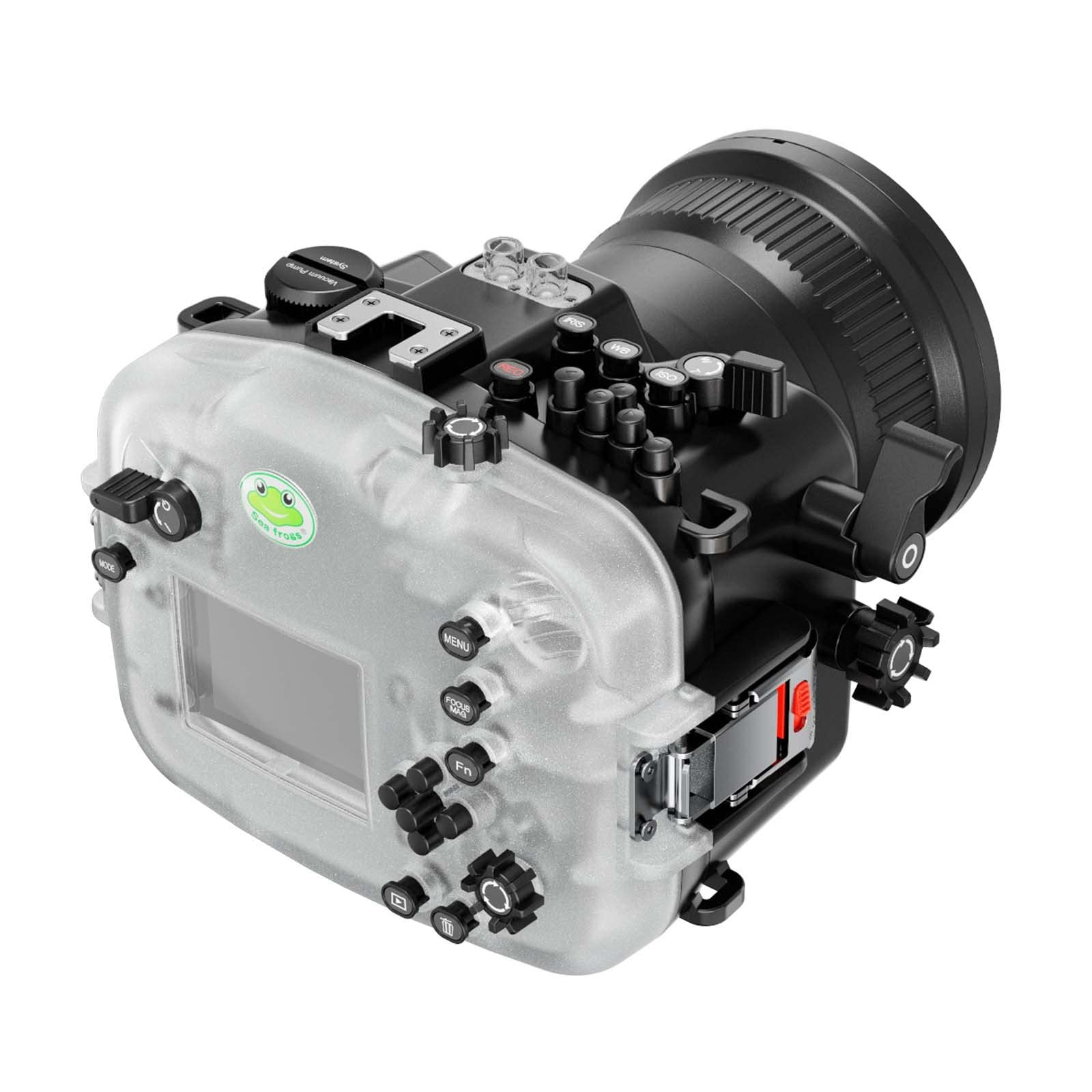 Seafrogs Underwater Housing for Sony Alpha FX3 I FX30 [40M/130FT] Waterproof Case Scuba Diving Housing for Sony ILME-FX3 I FX30 + FE 28-70mm F3.5-5.6, 24-70mm f/4, 16-35mm f/4, 50mm f/1.2 Lens