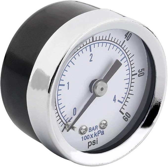 Manometro Pressione Aria 0-200 PSI - Attacco Laterale 1/4" NPT, Quadrante 2" - All Tool Depot