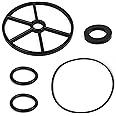Upgrade 271104 Diverter & 271106 Sight Glass Gasket/Valve Top and Stem O-Ring Kit Replacement,for Pentair Pool Filter Valve Rebuild Kit PacFab 1 1/2" Top/Side Mount Multiport Valve