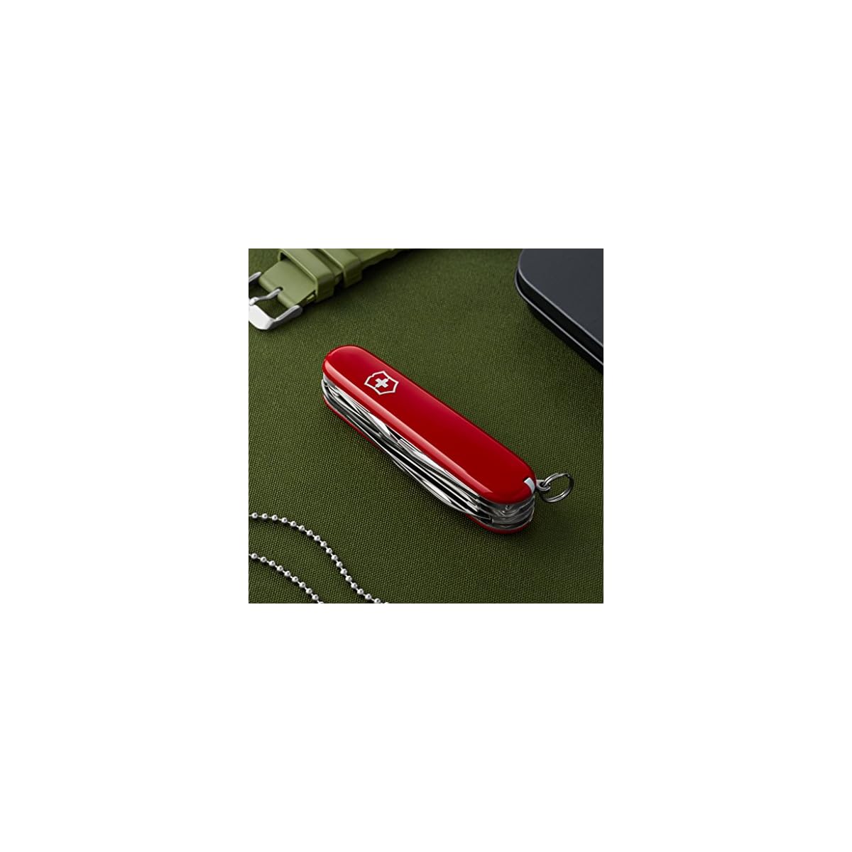 Victorinox Swiss Army 53931 Fieldmaster Pocket Knife, Red bouldermassif
