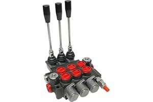 MAGISTER HYDRAULICS Magister Hydraulic Directional Control Valve 13 GPM with 3 Spools Monoblock 4-way tandem center