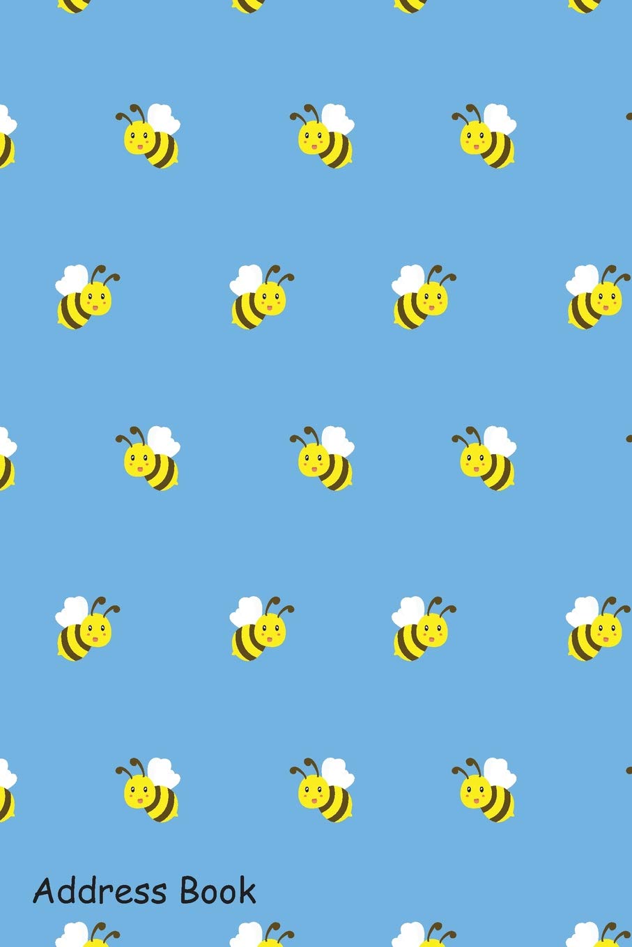 Address Book: For Contacts, Addresses, Phone, Email, Note,Emergency Contacts,Alphabetical Index With cute flying bee
