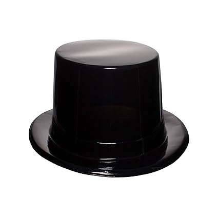 plastic top hats