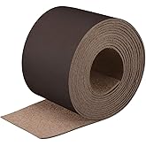 ALLWSLucky 2 Inches Wide Flat Leather Straps for Crafts, 78.8inches Long Full Grain Leather Strips Leather Belt Strips for DIY Craft Projects, Making Bag Strap Leather Belt (Dark Brown)