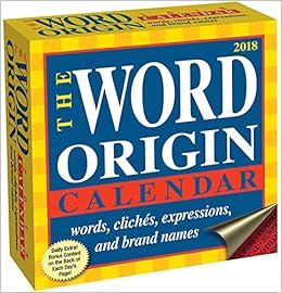 Amazon Word Origin 18 Day To Day Calendar Mcnamee Gregory Words Language