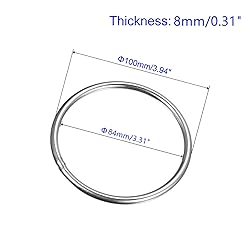 Unifizz 304 Stainless Steel Welded O Ring