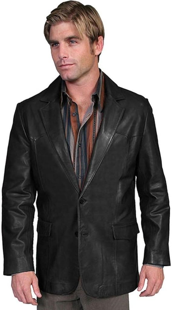 Scully Men's Lamb Leather Blazer Regular - 501-189 at  Men’s Clothing store