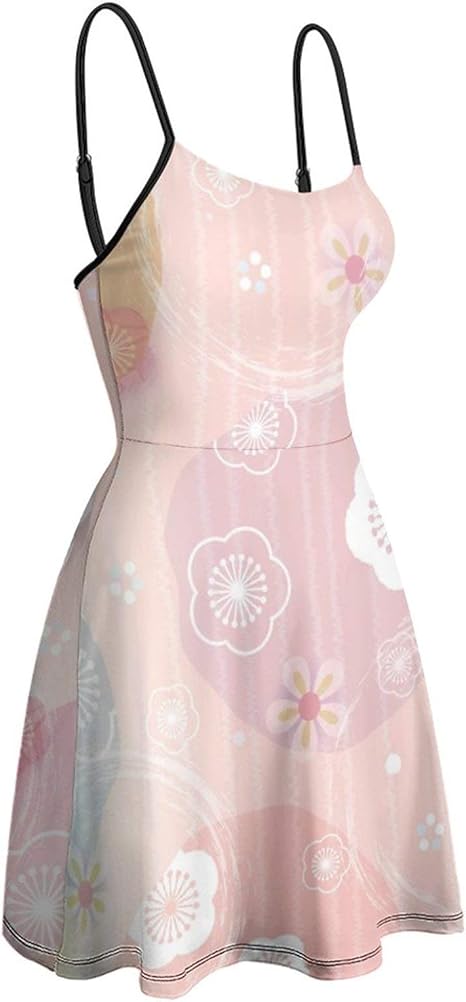 Amazon Co Jp ワンピース レディース ドレス 花柄 和風 和柄 伝統柄 セクシー ボディコン キャミソール ノースリーブ 着痩せ 体型カバー タンクトップ 普段着 カジュアル ロング パーティー スリップ 夏 可愛い ペチコート インナー ホーム キッチン