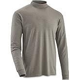 Guide Gear Mock Turtleneck Long-Sleeve Tee; Shirt for Working, Hunting or Casual Wear for Men